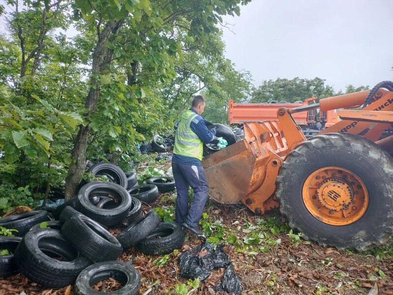 Утилизация автопокрышек во Владивостоке