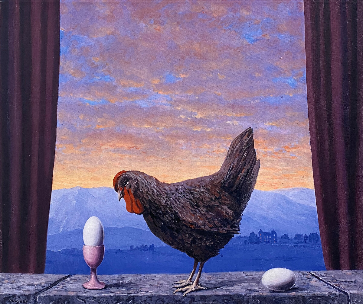 Вариация печали. Рене Магритт. 1957 год