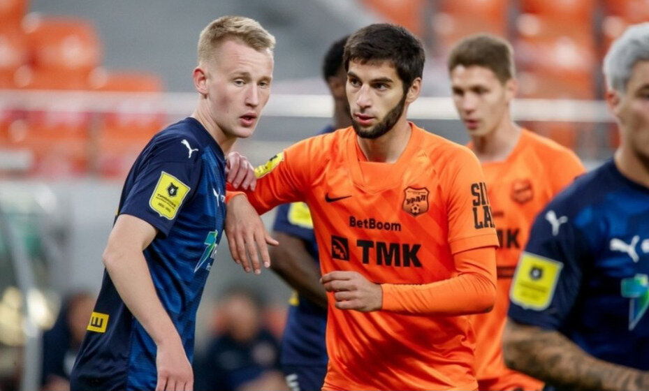    Арсен Адамов из «Урала» вызван в сборную России. Фото: Официальный сайт РФС