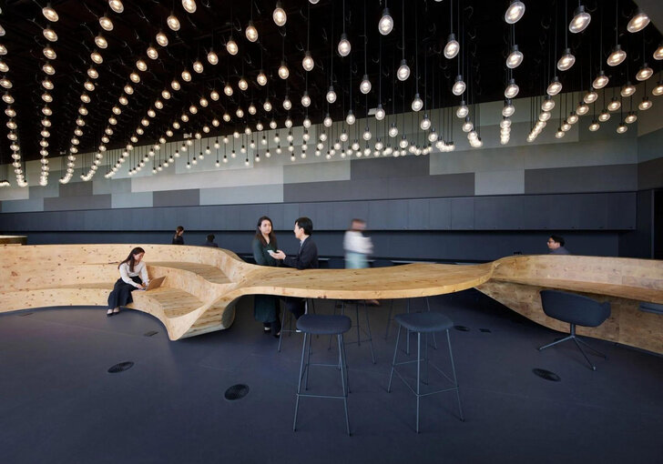 Коворкинг Pangaea Digital Garage в Токио. Источник: Snøhetta