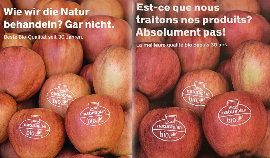 Coop критикуют за недостоверную рекламу органических продуктов.