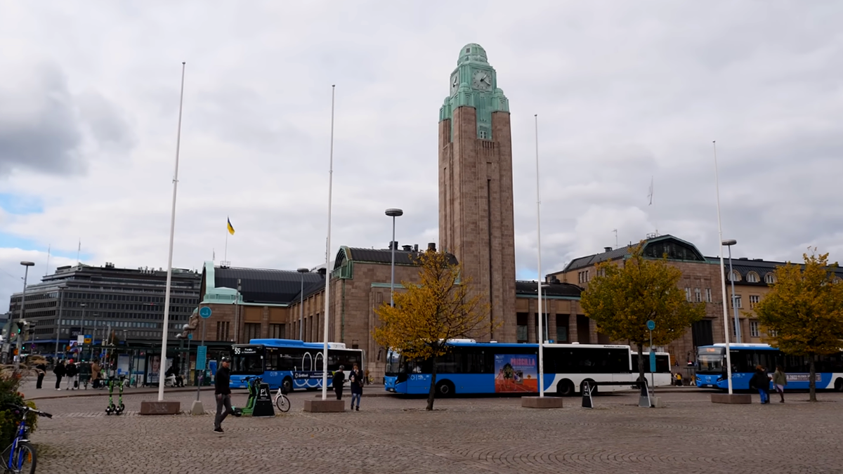 вокзал в Хельсинки