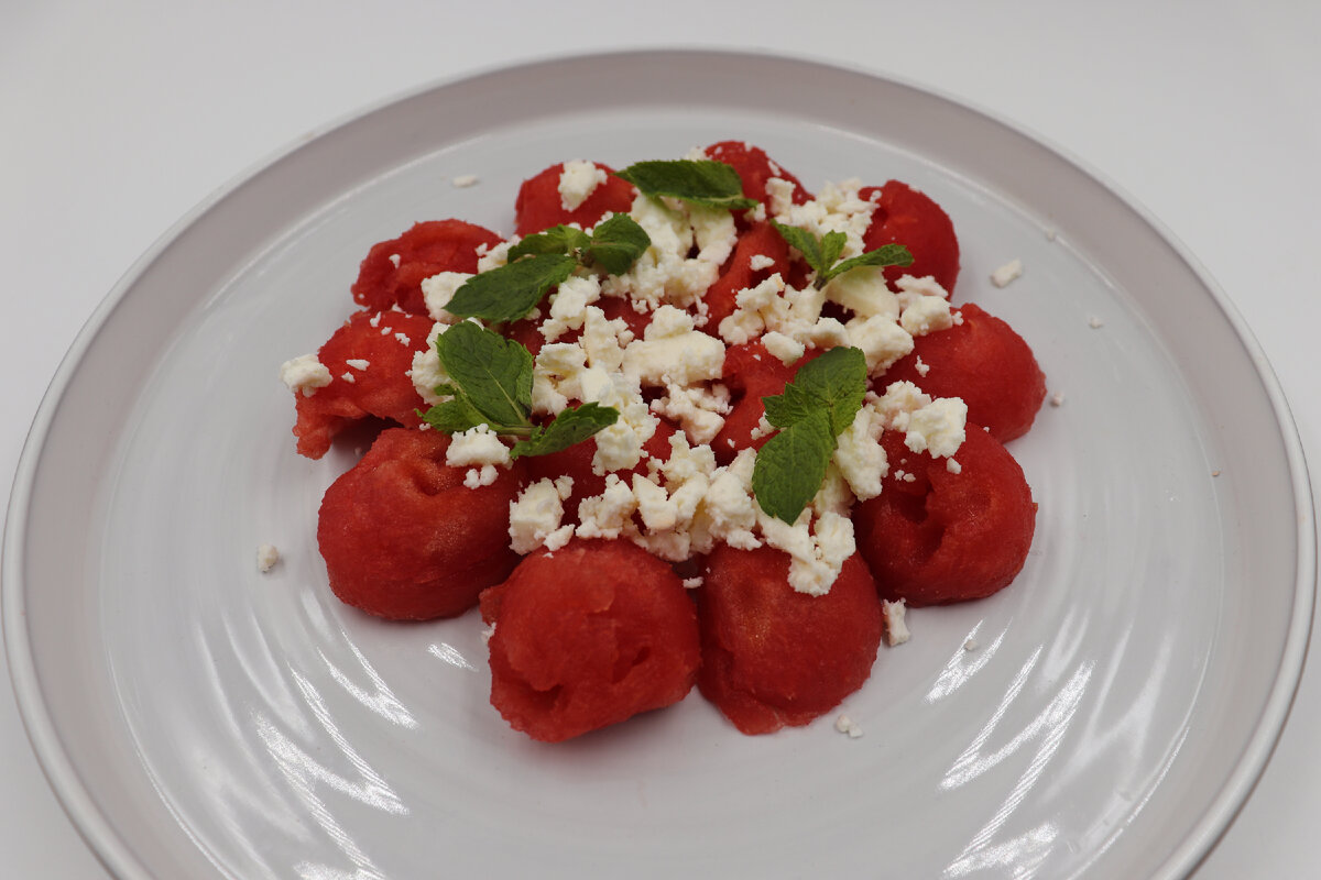 Арбузный салат #chefmfkos
