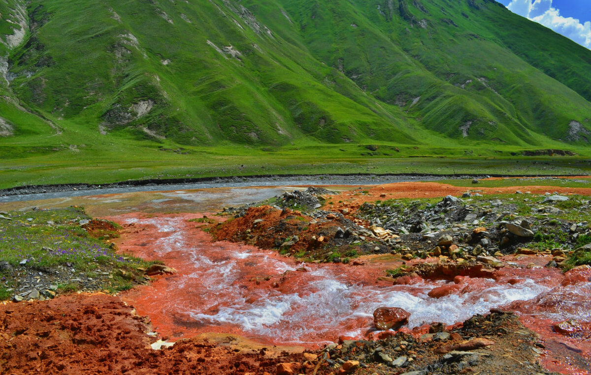Долина Трусо, минеральные источники.