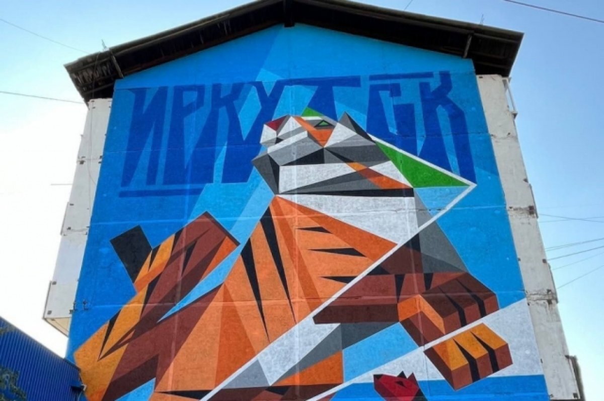    Девять новых муралов украсили фасады домов в Иркутске