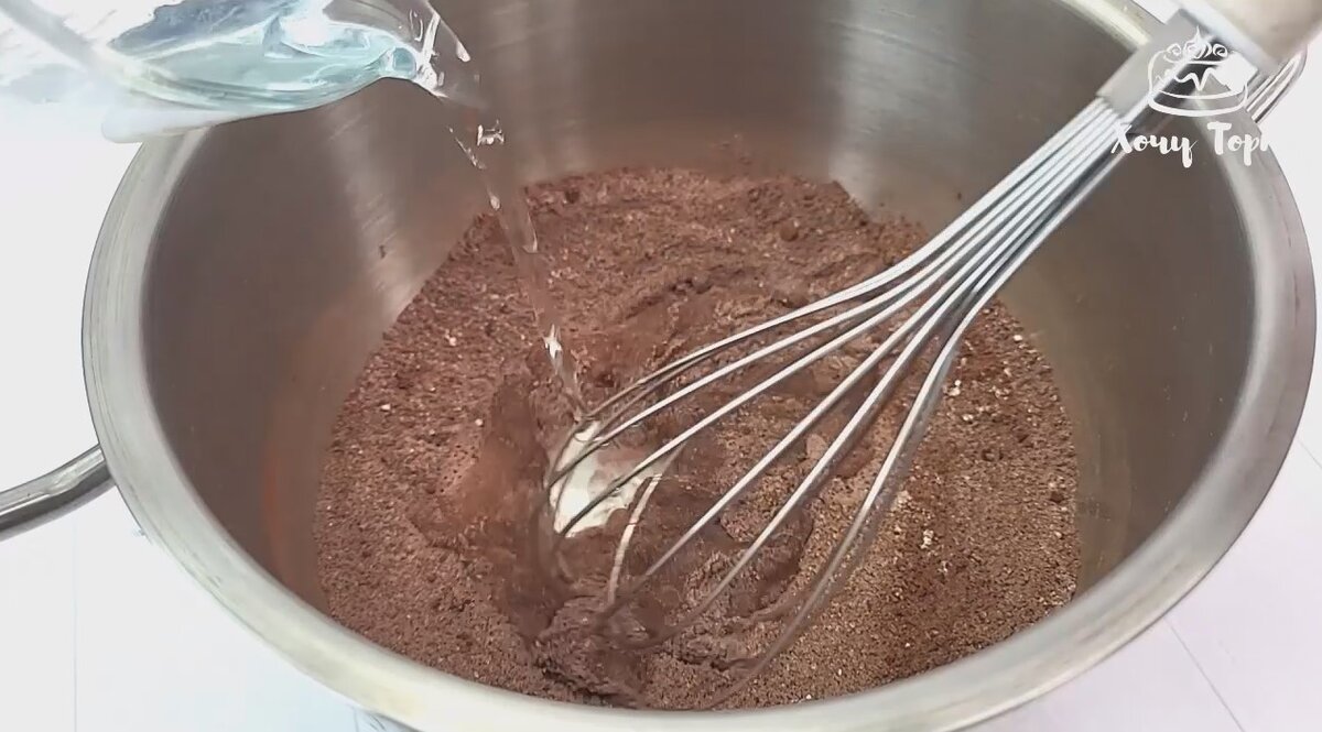 глазурь на воде из какао. песочный пирог с глазурью.