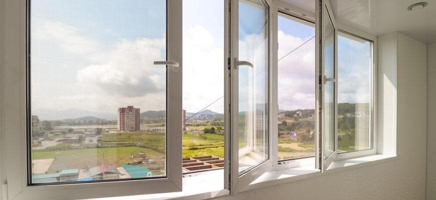 Пластиковое окно распашное