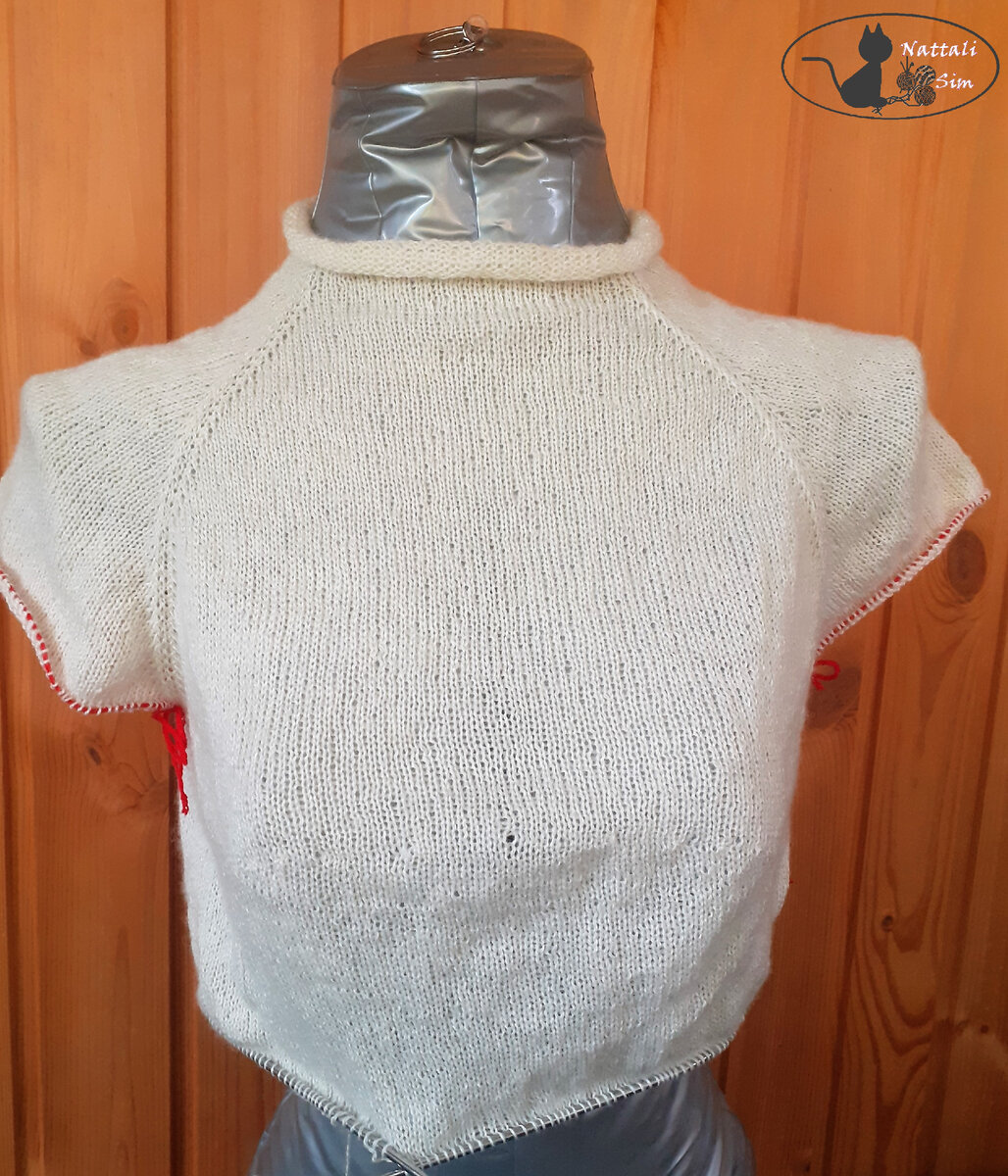 Тонкий свитер из Yarnart silky wool, продолжение
