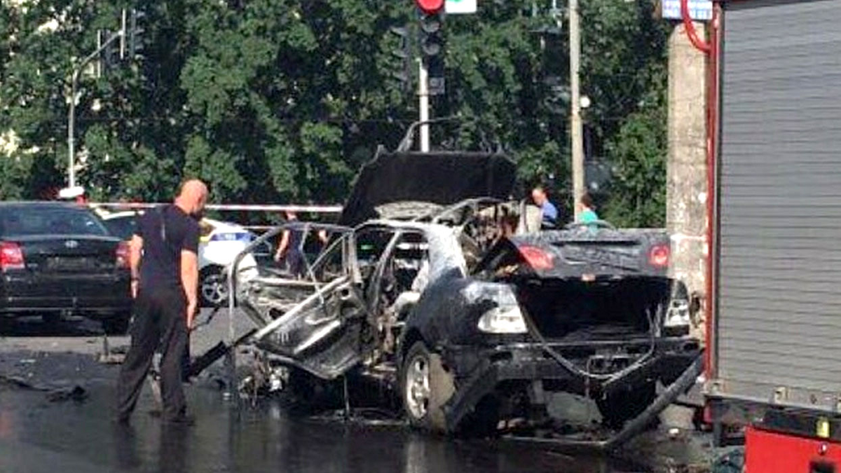 взрыв автомобиля шаповала в киеве