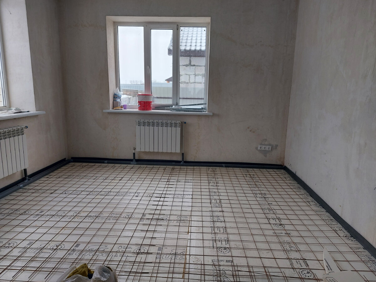 Утеплитель и арматурная сетка...