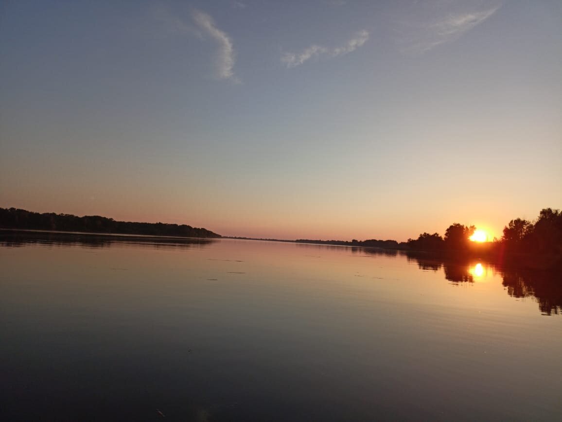 закат над Волгой