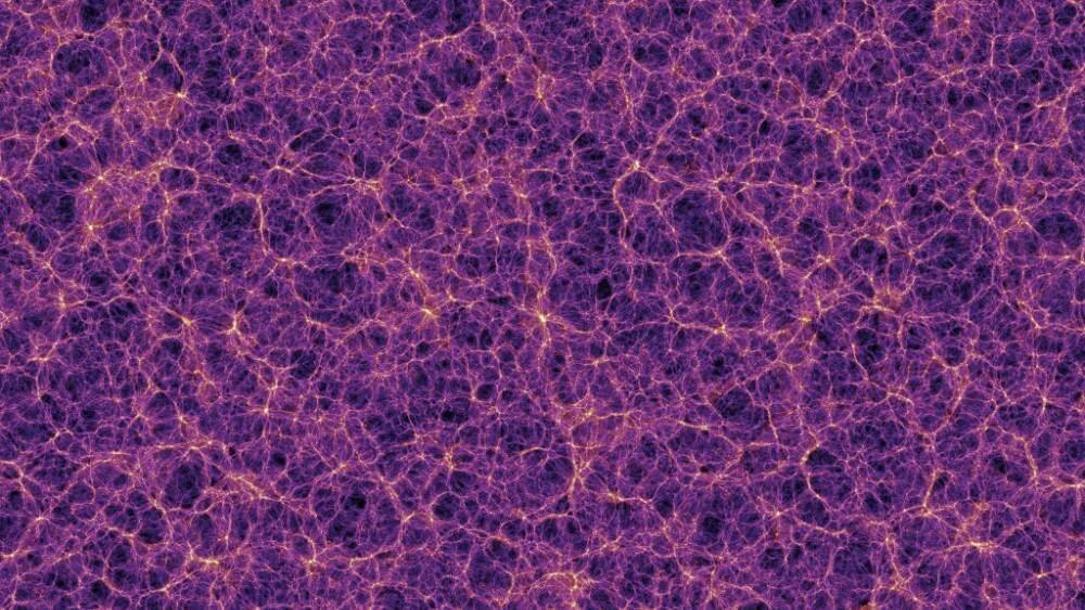    Фото: ESA/ Springel et al., Virgo Consortium, "Космическая паутина"