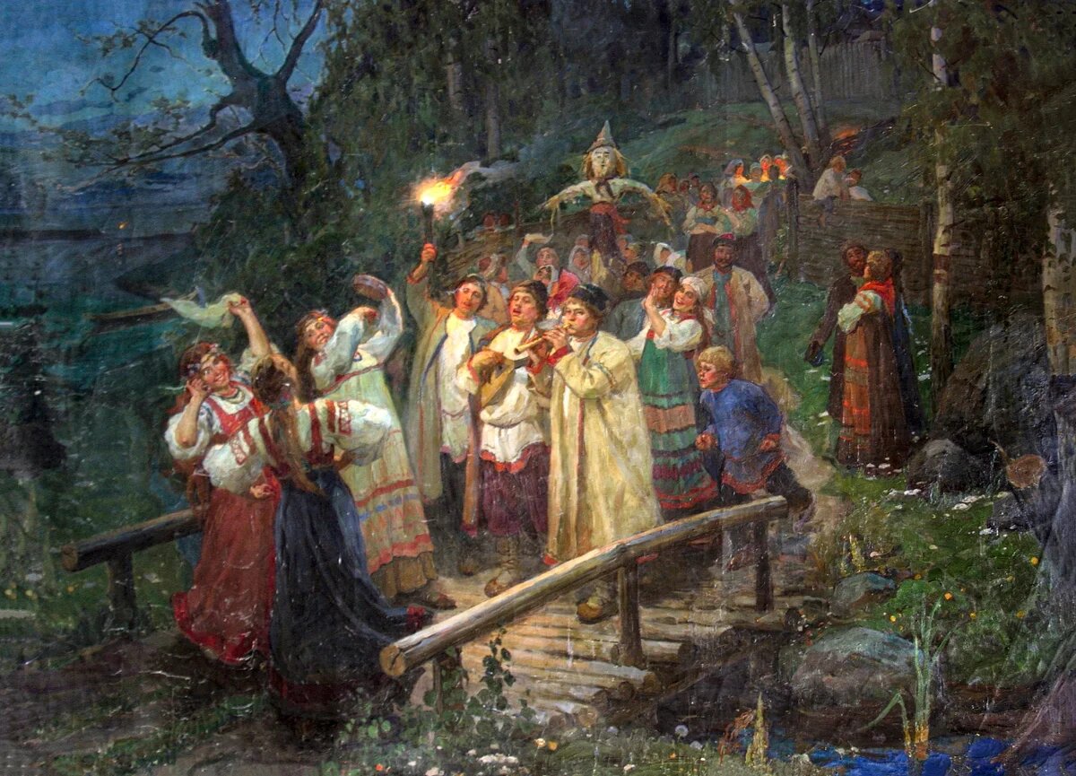 Павлов Я.М. «Ночь под Ивана Купала», 1911 г. Источник: yandex.ru