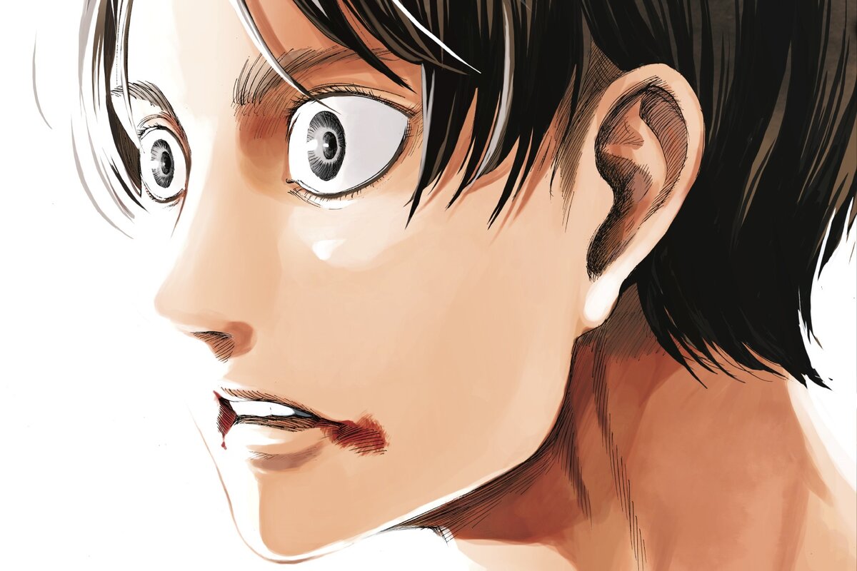 Фрагмент обложки восьмого тома манги Хадзимэ Исаямы «Атака на титанов» © ООО «Издательская Группа «Азбука-Аттикус»