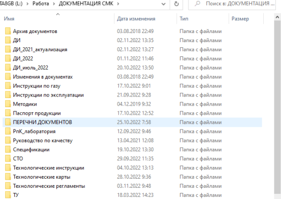 Пример документации