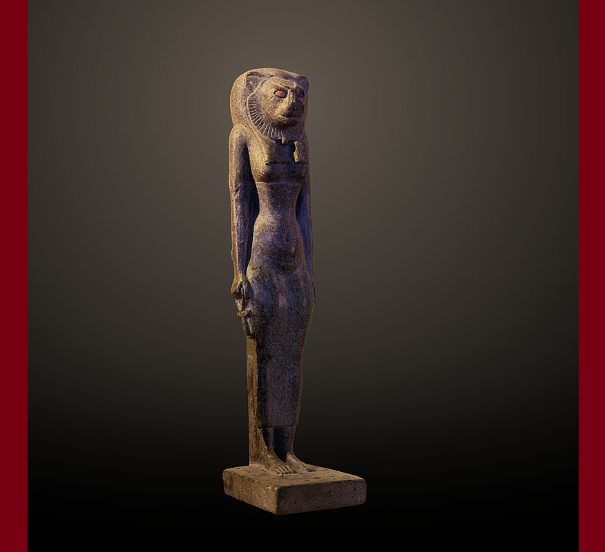 Иногда Баст изображалась с головой льва