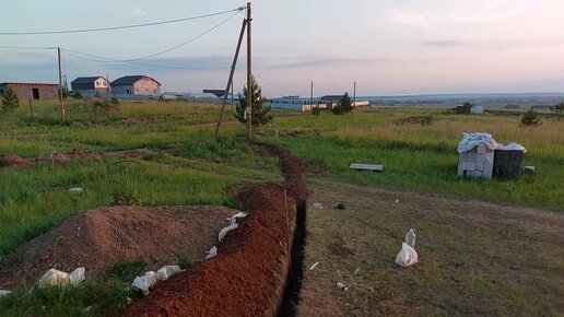 электричество в частный дом, под землёй + заземление