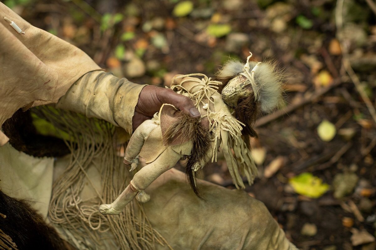 Кукла шамана. Реконструкция из коллекции Моравского краеведческого музея, Чехия.