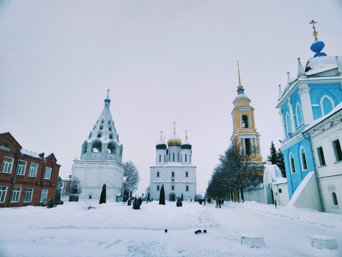 Коломна в снегу