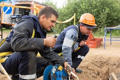    Подключение к газу © Пресс-служба Министерства энергетики Московской области