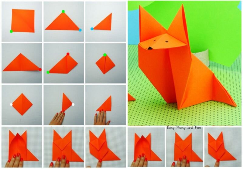 Детские поделки-оригами в дар (Москва). Дарудар