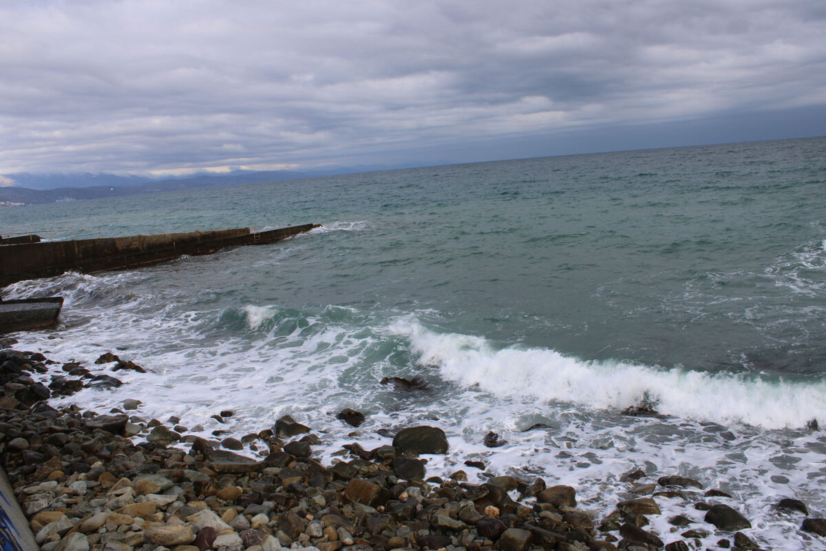 Пляжи в Алуште грязные