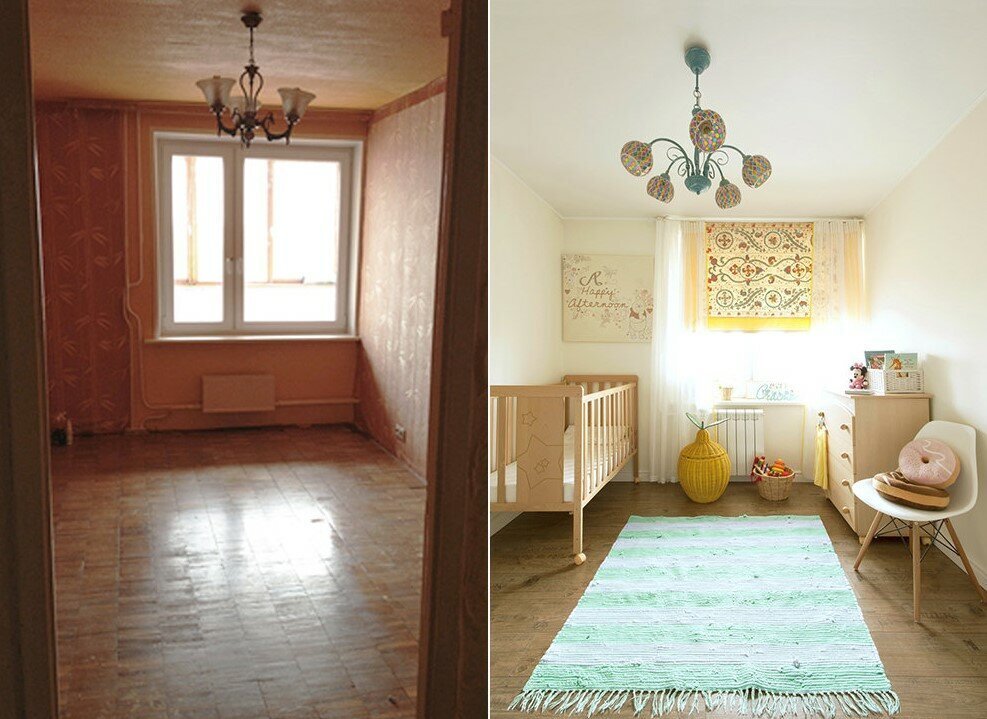 Фото домов до и после ремонта