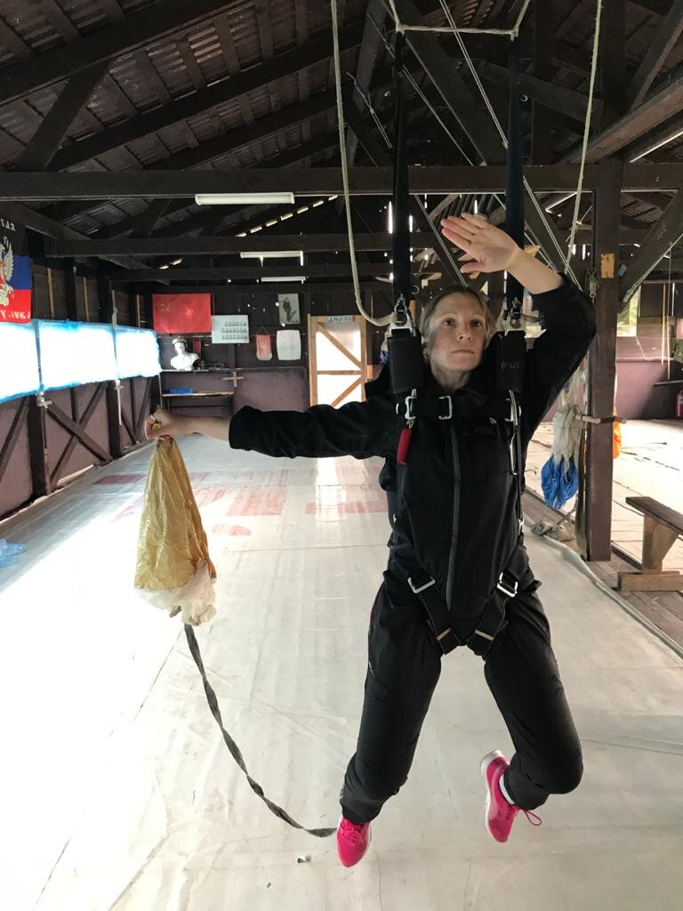 2020 год. Вишу в тренажёре-для-отцепки. Фото из личного архива автора