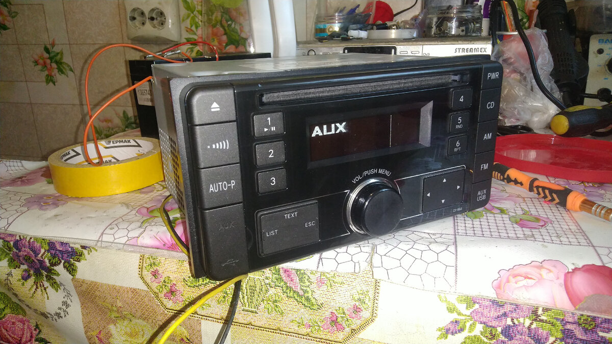 Автомагнитола Pioneer CP-W66, установка bluetooth аудио модуля. | Павел  Самоделкин | Дзен