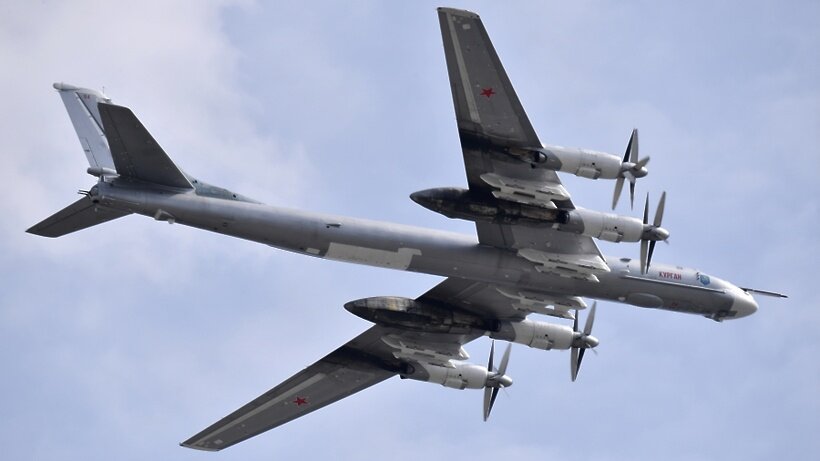    Стратегический бомбардировщик-ракетоносец Ту-95МС ©Евгений Биятов РИА Новости