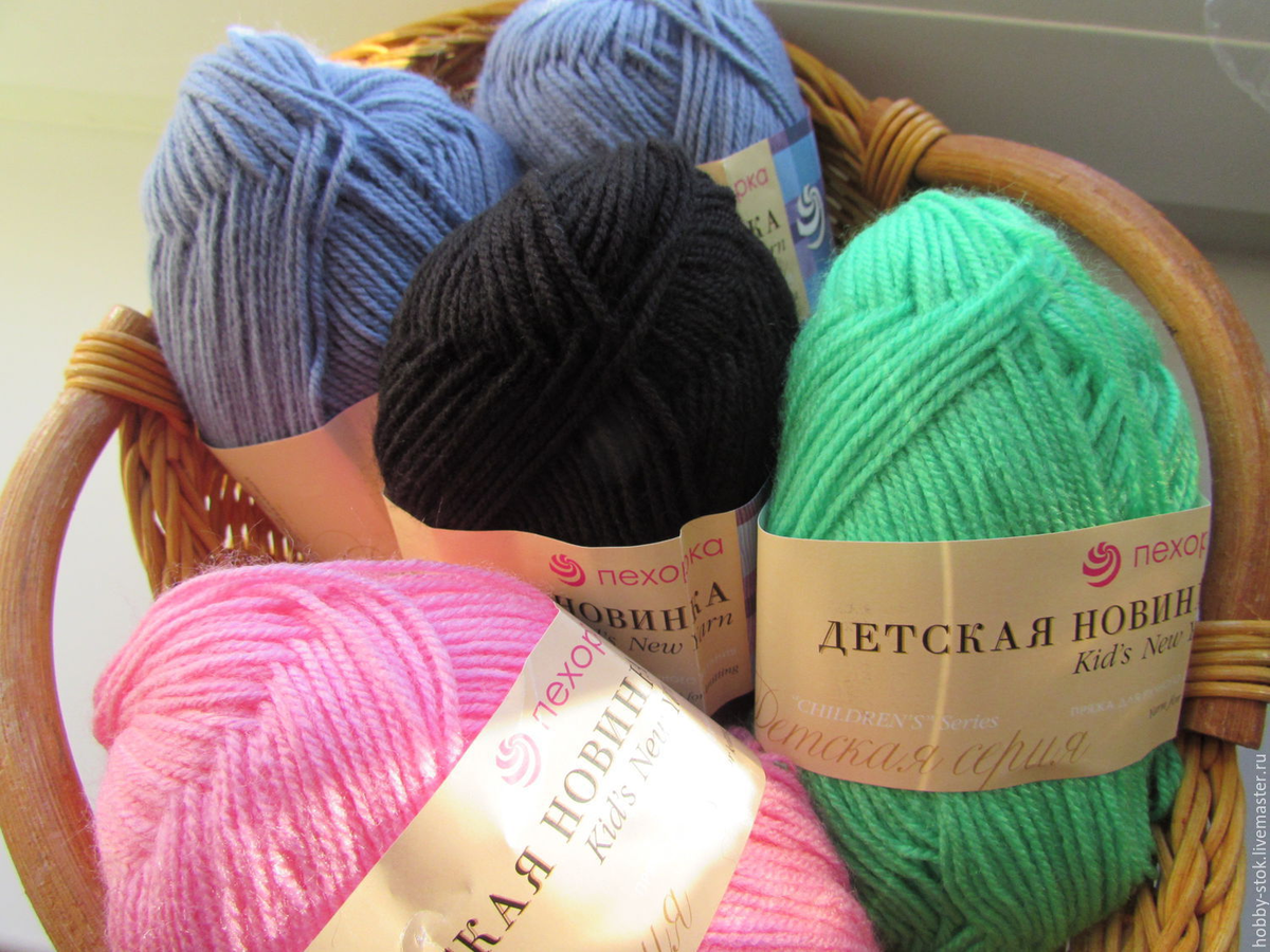 Пряжа фабрики ПЕХОРКА
