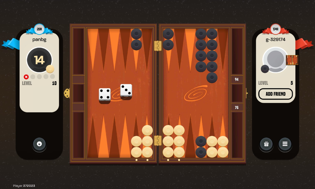 Игровое окно программы