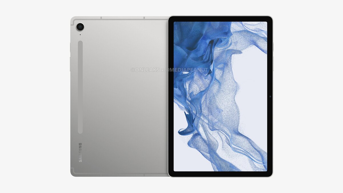    «Фанатскую» версию Samsung Galaxy Tab S9 показали на качественных рендерах