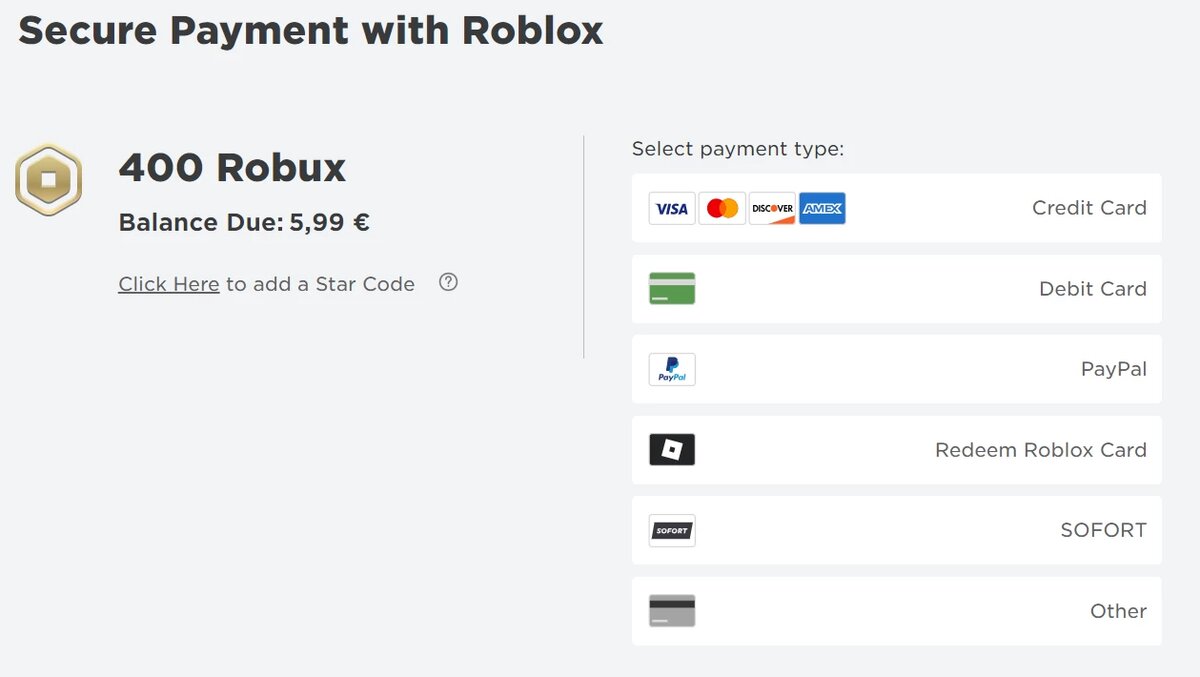 How to Enter A STAR CODE On Roblox & Buy Robux