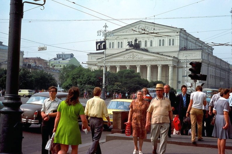 Москва, 1976 год. Фото Жака Дюпакье.