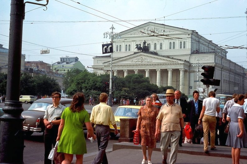 Москва, 1976 год. Фото Жака Дюпакье.