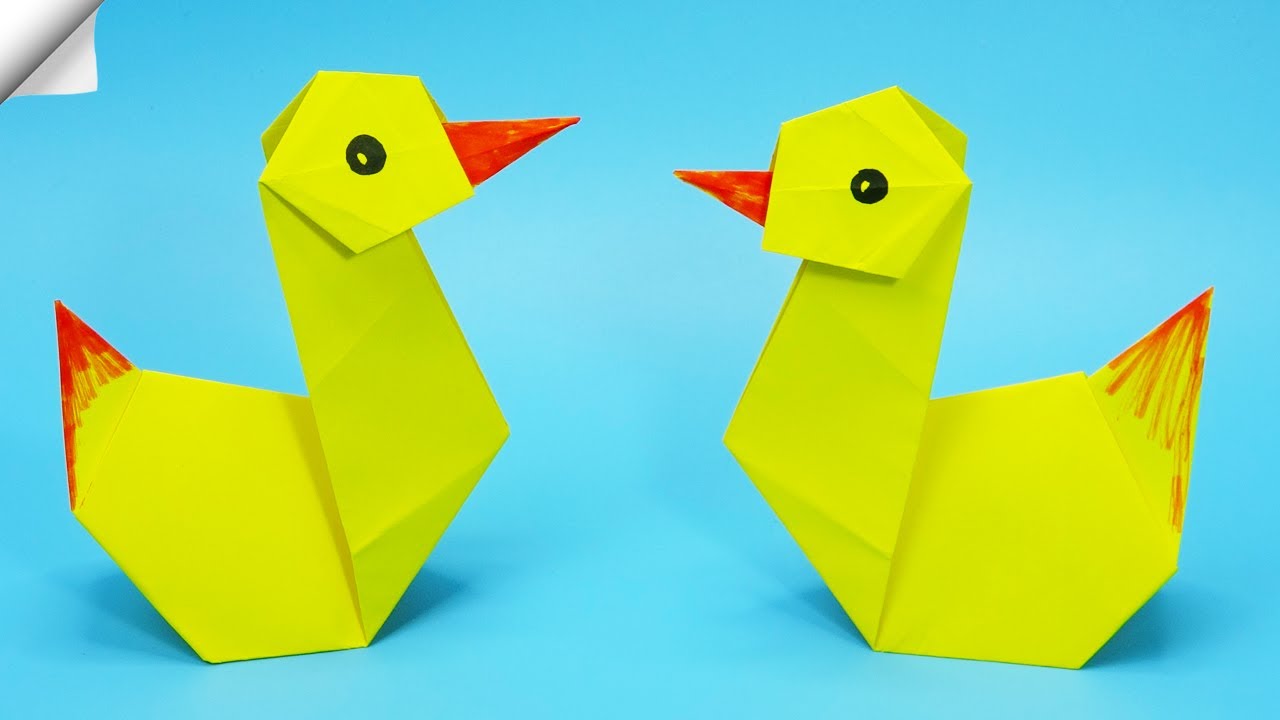 Cylinderical Paper Duck DIY Paper Craft - video Dailymotion