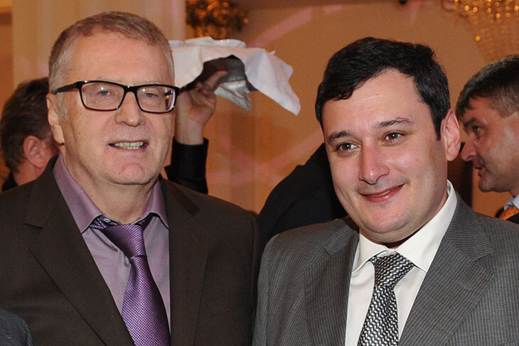 Владимир Жириновский и Александр Хинштейн. 2014 год.