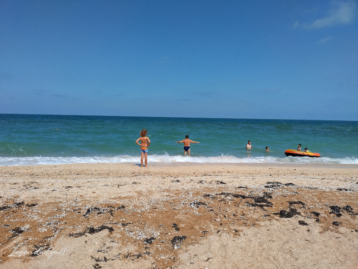 Азовское море. На удивление симпатичный цвет у него сегодня