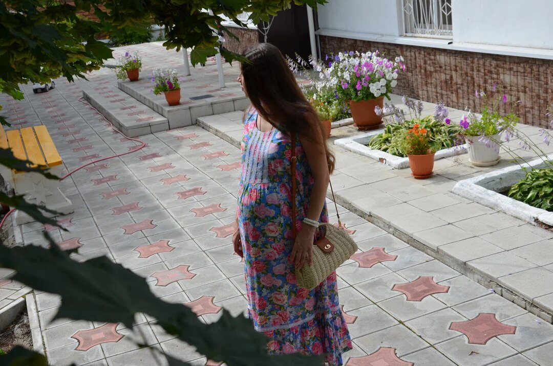 Сарафан шила сама, последняя работа