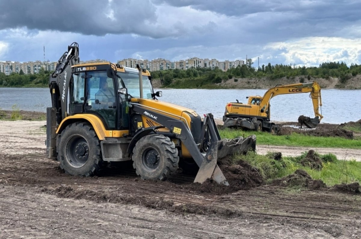    Новый пляж на реке Великой в Пскове откроется в середине августа