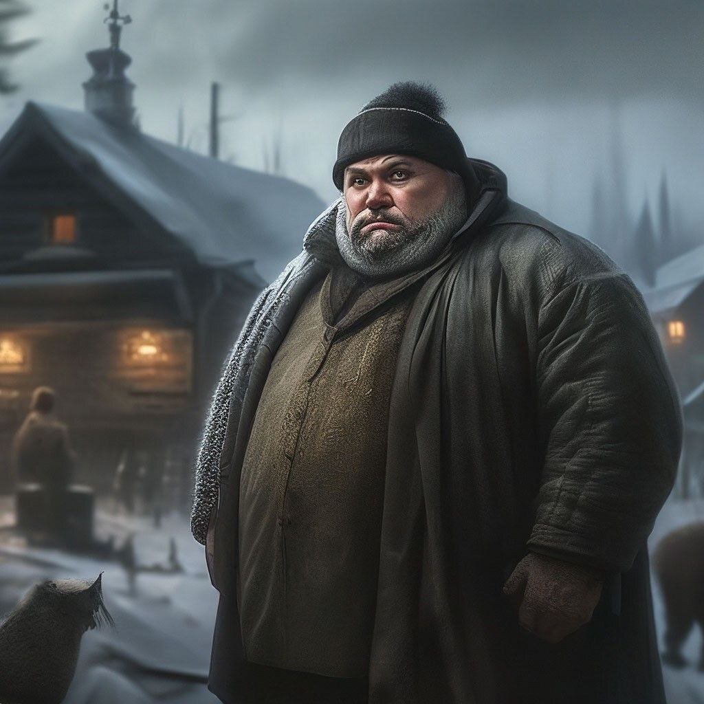 Местный житель деревни