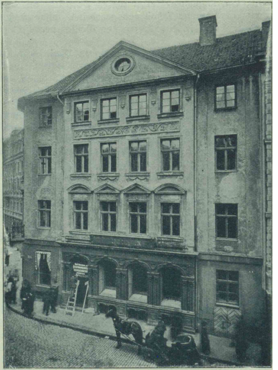 Застройка угла улиц Смилшу и Екаба в конце XIX века. LNB