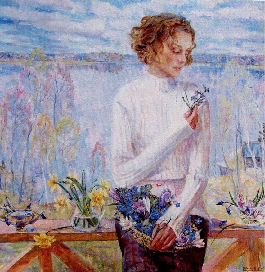 Художник Наталья Тур. В ожидании весны.