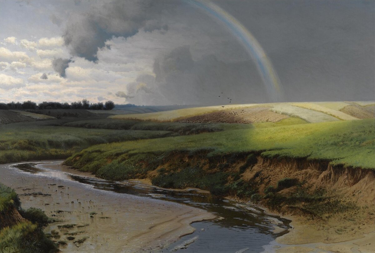 Сергеев Николай Александрович (1855 - 1919) «После грозы»
