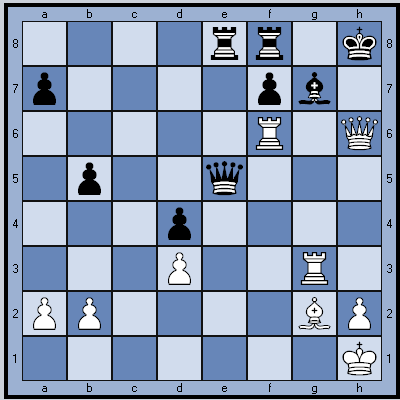 После 1. Фxh6+.