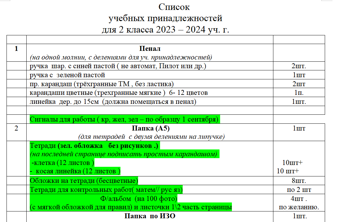 пенал + тетрадки