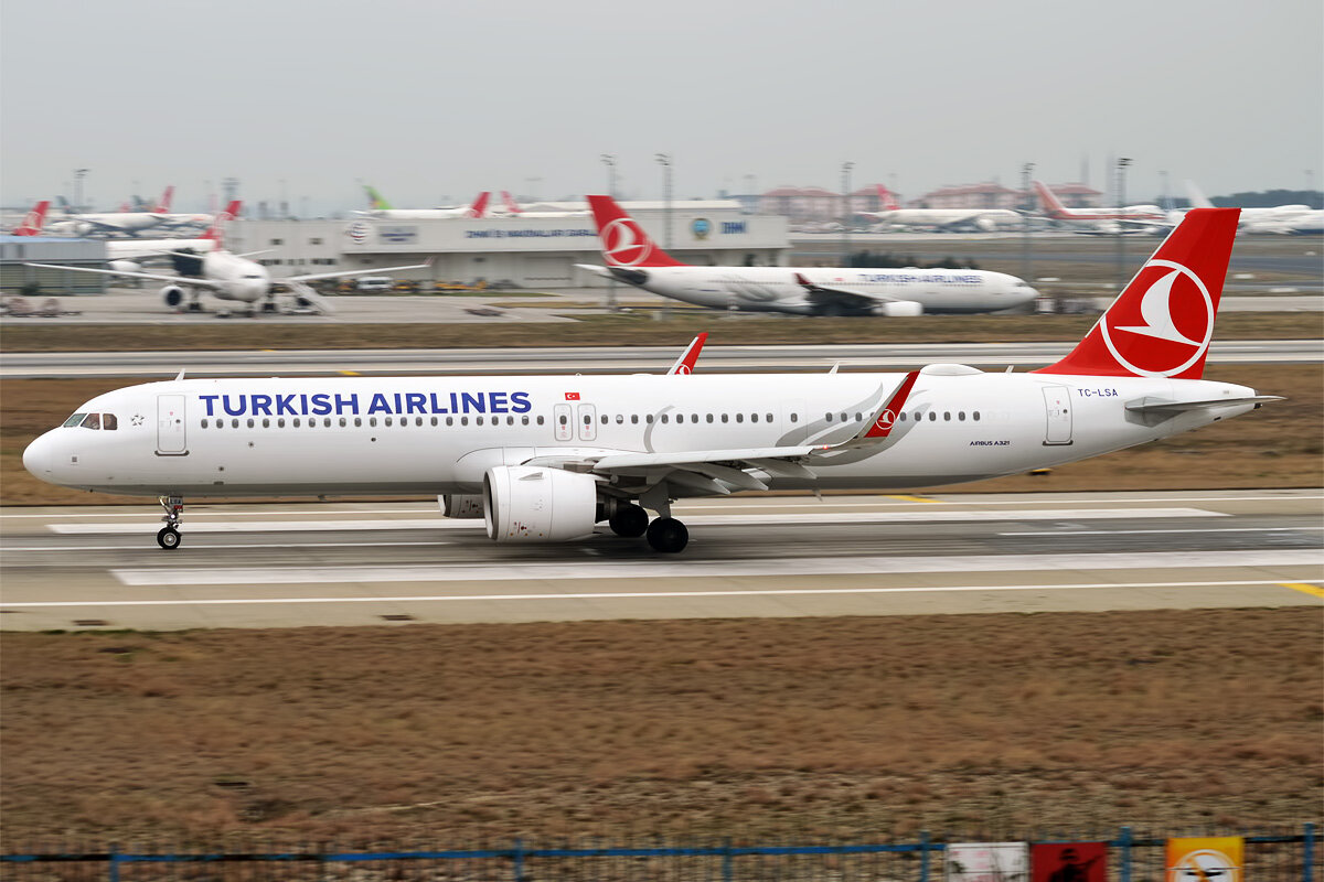    Самолет авиакомпании Turkish Airlines (сс) Anna Zvereva