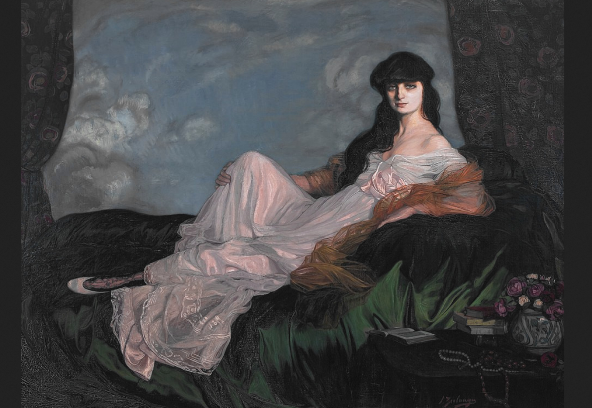 Игнасио Сулоага. "Графиня Матье де Ноай, Анна Элизабет де Бранкован", 1913 год. 