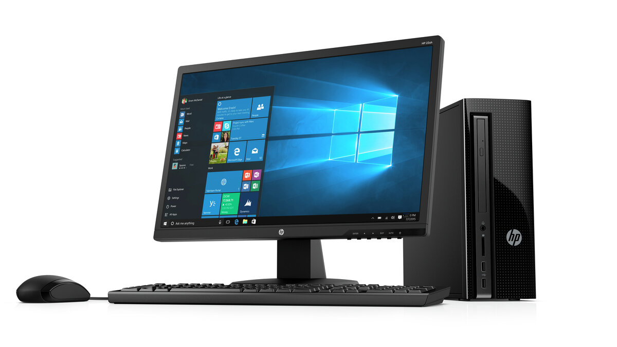 Pc s. Настольный компьютер manitor HP 2020. Windows 10 HP моноблок. Dell стационарный компьютер: 21,5. HP desktop PC 550.